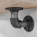 Thin Wooden Shelf - Industrial Pipe Brackets | 15cm Depth