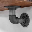 Wooden Shelf With Industrial Pipe Bracket | 15cm Depth