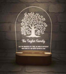 Personalised Light Box - Family Tree