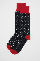 Pin Polka Men's Socks - Black