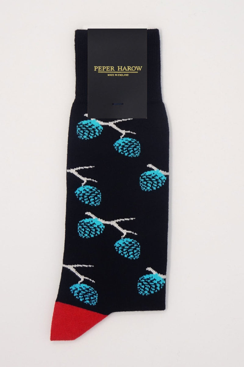 Pine Men's Socks - Black