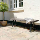 Rustic Garden Bench | A Frame