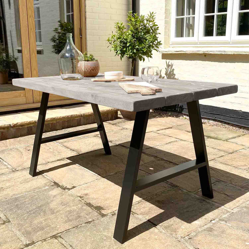 Rustic Garden Table | A Frame
