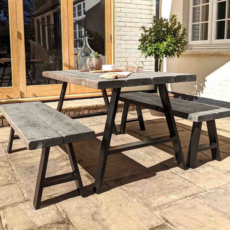 Rustic Garden Table | A Frame