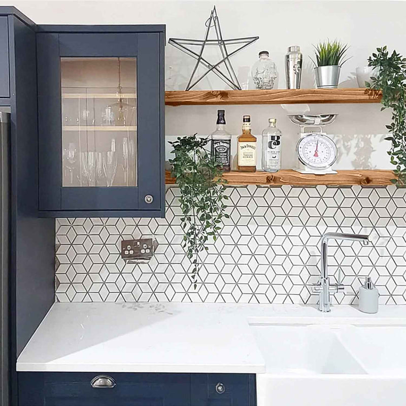 Reclaimed Floating Shelf | 22cm Depth