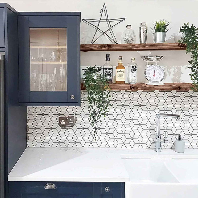 Reclaimed Floating Shelf | 22cm Depth