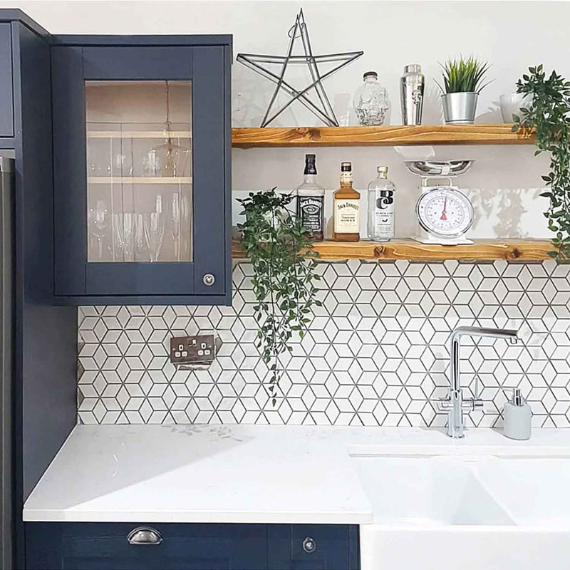 Reclaimed Floating Shelf | 22cm Depth
