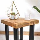Rustic Side Table | Square