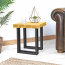 Rustic Side Table | Square