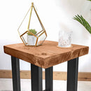 Rustic Side Table | Square