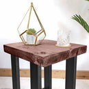 Rustic Side Table | Square