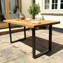 Rustic Garden Furniture Set | Square