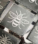 Slate Coaster - Manchester Bee