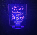 Personalised Solar Powered Light - 'Grandma's Garden' Design