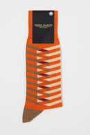 Symmetry Organic Men's Socks - Orange