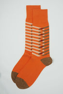 Symmetry Organic Men's Socks - Orange