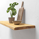 Rustic Thin Floating Shelf | 22cm Depth