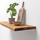 Rustic Thin Floating Shelf | 22cm Depth