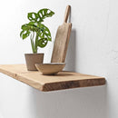Rustic Thin Floating Shelf | 22cm Depth