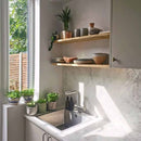 Rustic Thin Floating Shelf | 22cm Depth