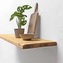 Rustic Thin Floating Shelf | 22cm Depth