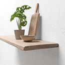 Rustic Thin Floating Shelf | 22cm Depth