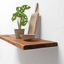 Rustic Thin Floating Shelf | 22cm Depth