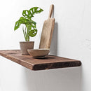 Rustic Thin Floating Shelf | 22cm Depth