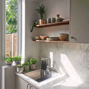 Rustic Thin Floating Shelf | 22cm Depth