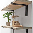 Shabby Chic Thin Lipped Bracket Shelf | 22cm Depth