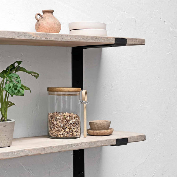 Shabby Chic Thin Lipped Bracket Shelf | 22cm Depth