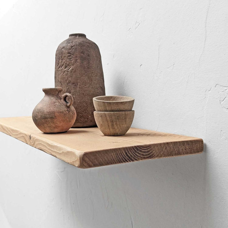 Reclaimed Thin Floating Shelf | 22cm Depth
