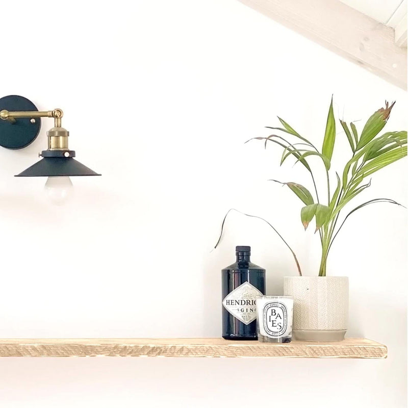 Reclaimed Thin Floating Shelf | 22cm Depth
