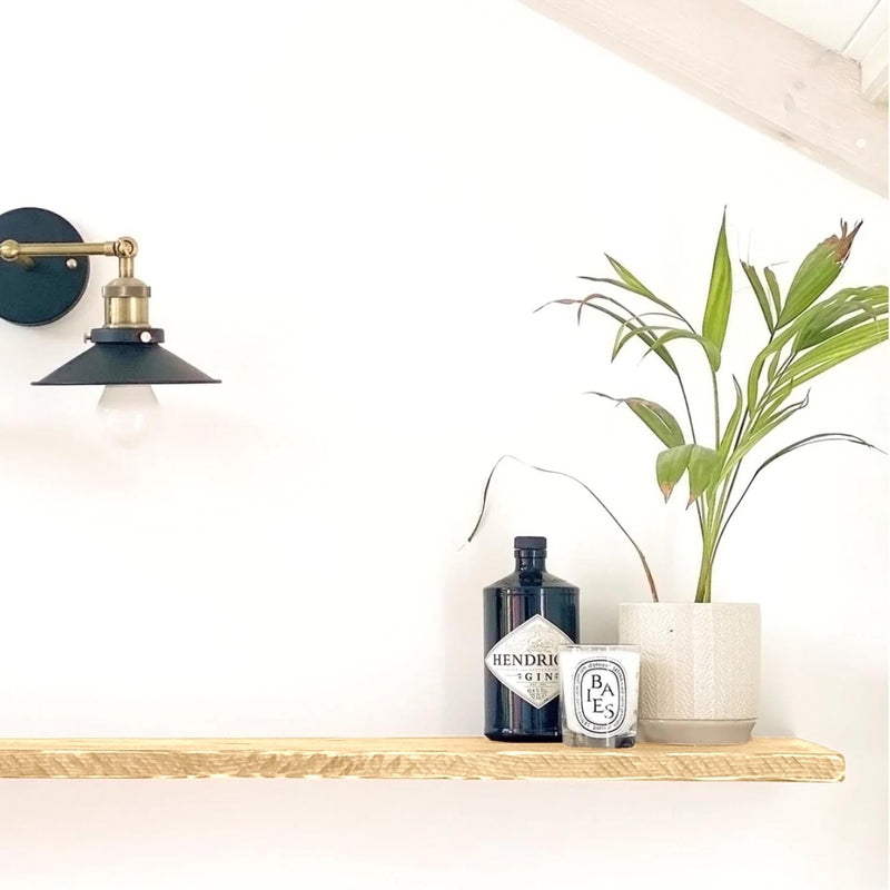 Reclaimed Thin Floating Shelf | 22cm Depth