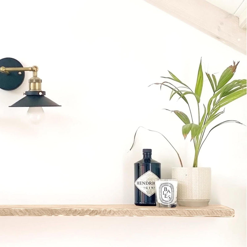 Reclaimed Thin Floating Shelf | 22cm Depth