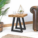 Rustic Side Table | Trapezium