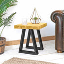 Rustic Side Table | Trapezium