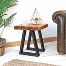 Rustic Side Table | Trapezium