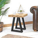 Rustic Side Table | Trapezium