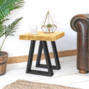 Rustic Side Table | Trapezium