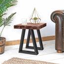Rustic Side Table | Trapezium