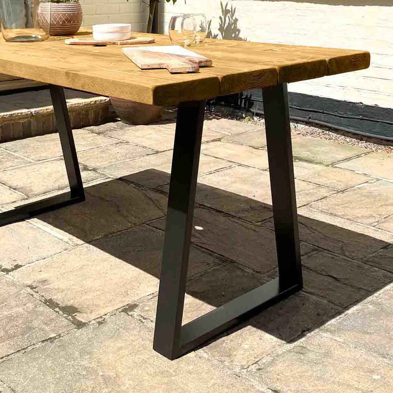 Rustic Garden Table | Trapezium
