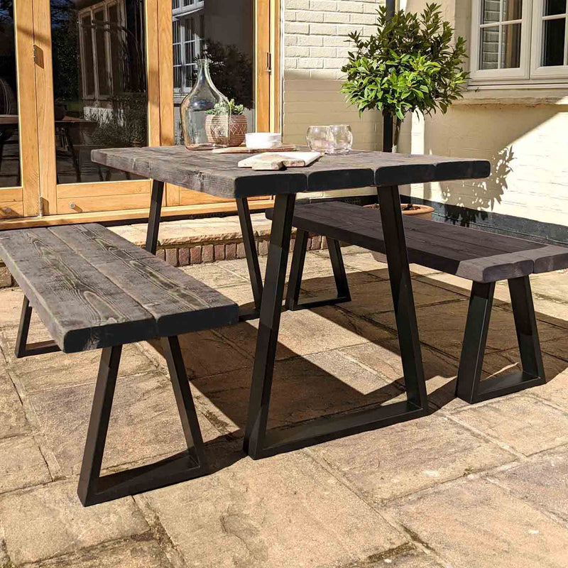 Rustic Garden Table | Trapezium