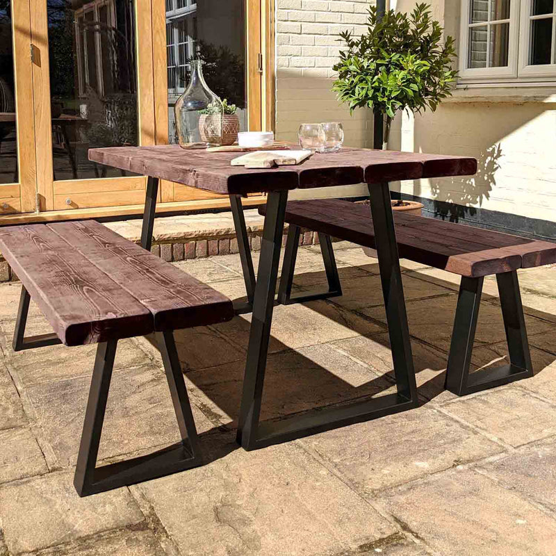 Rustic Garden Table | Trapezium