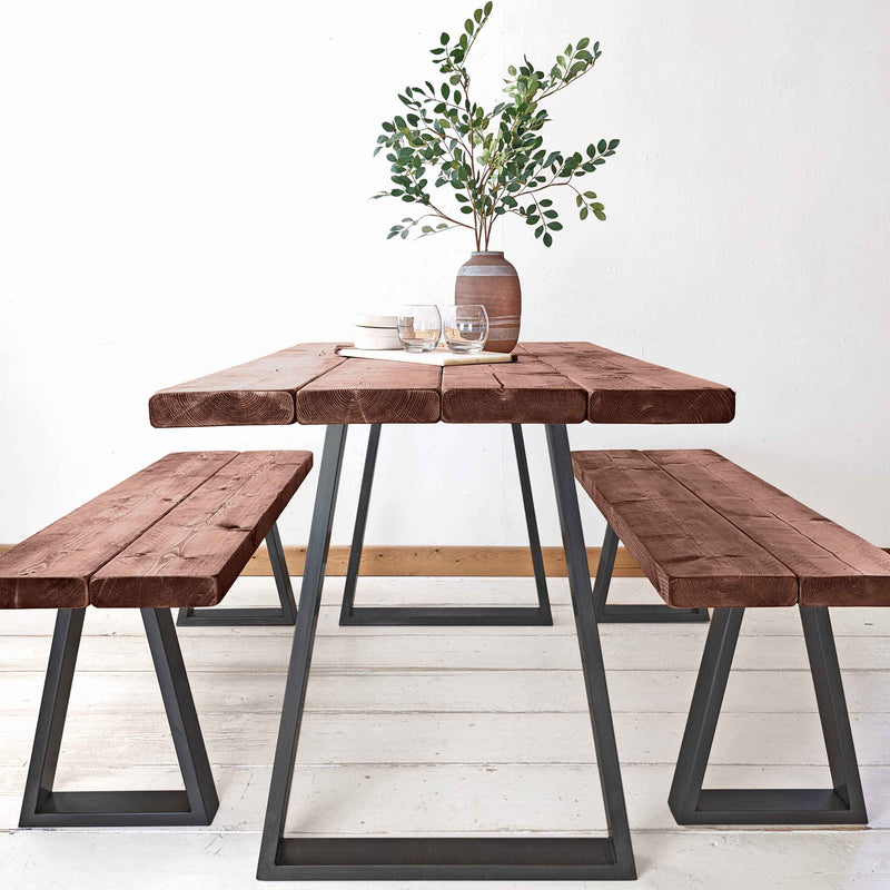 Rustic Kitchen Table | Trapezium