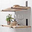 Shabby Chic Thin Inverted Bracket Shelf | 30cm Depth