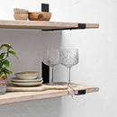 Shabby Chic Thin Inverted Bracket Shelf | 30cm Depth