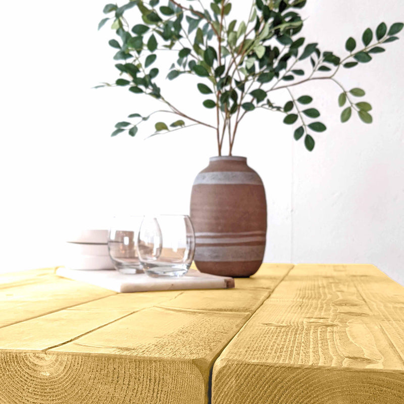 Rustic Kitchen Table | X-Frame
