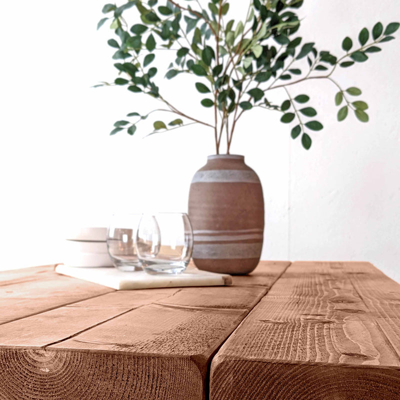 Rustic Kitchen Table | X-Frame