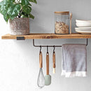 Metal Hanging Rail | Black